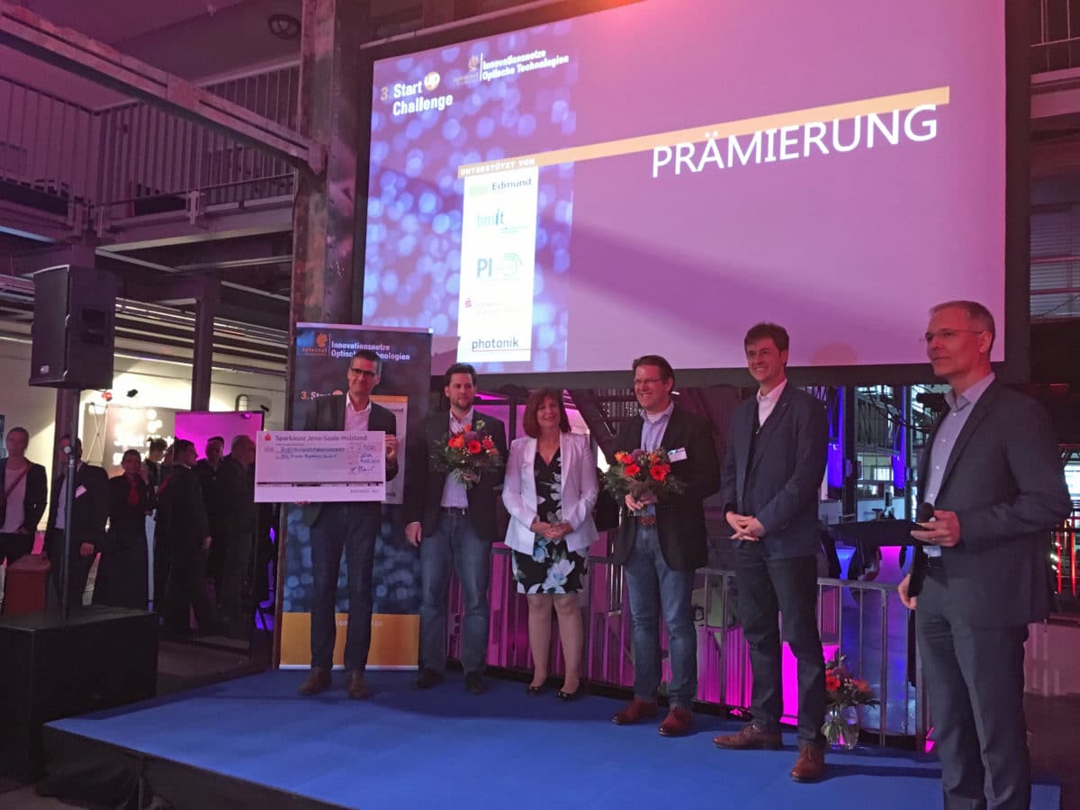 Preisträger im 3. OptecNet Start-up Challenge