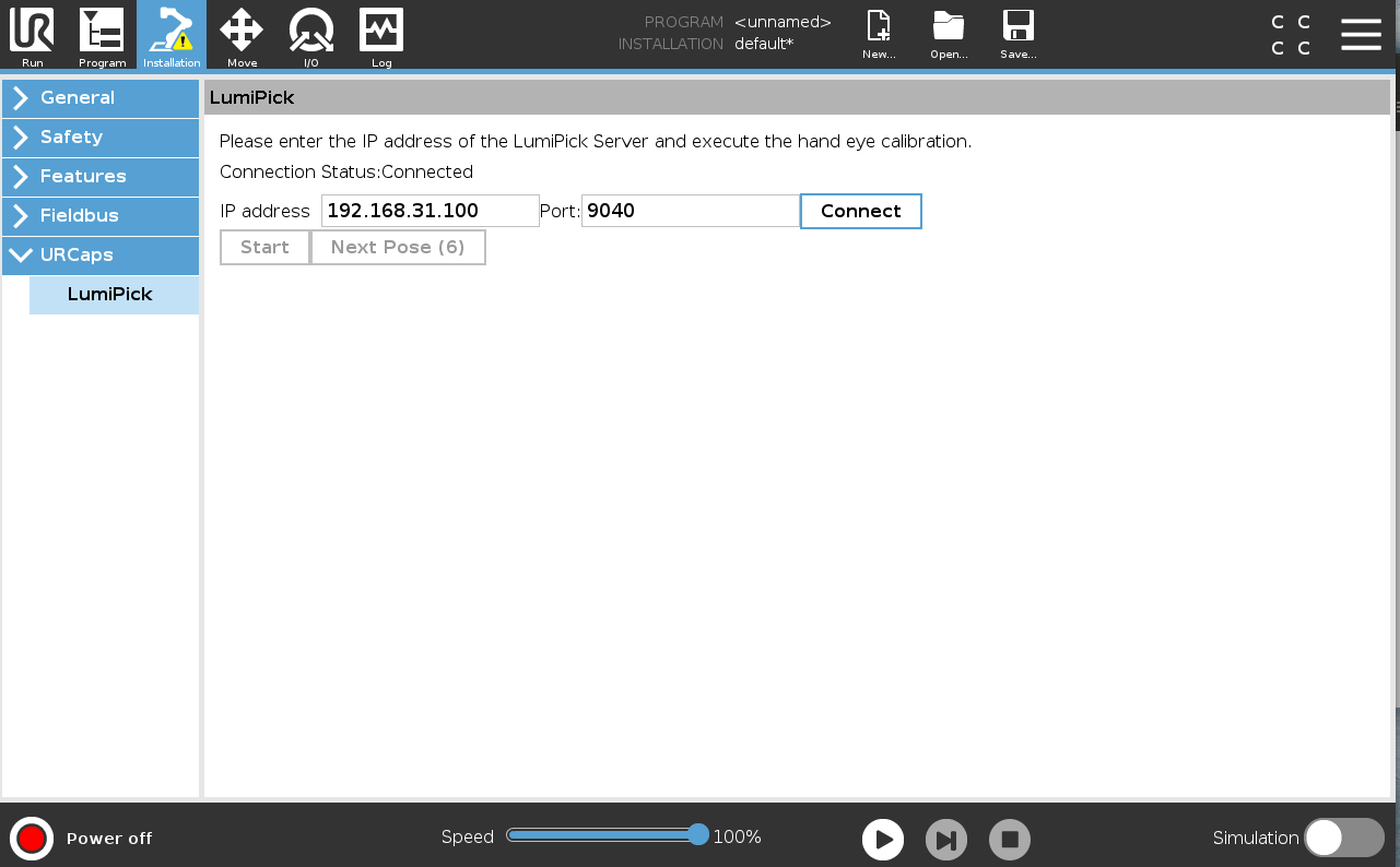 Screenshot LumiScan Object Handling Software