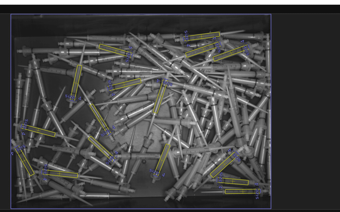 Screenshot der Pick-&-Place Software LumiScan Object Handling v2